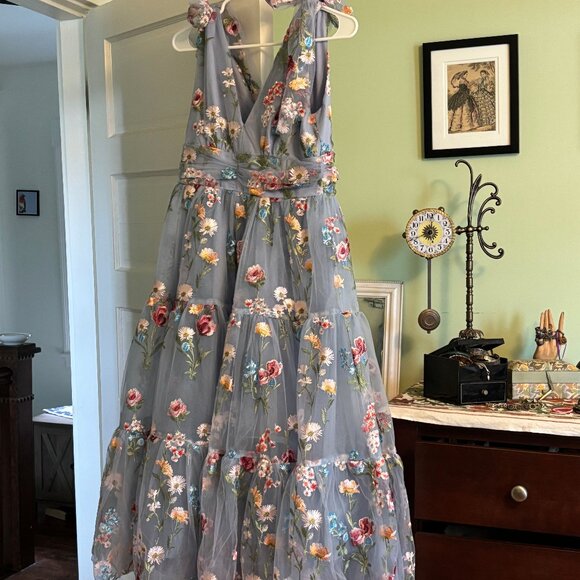 JessaKae Margaret Midi Dress (blue - medium) - Picture 4 of 12